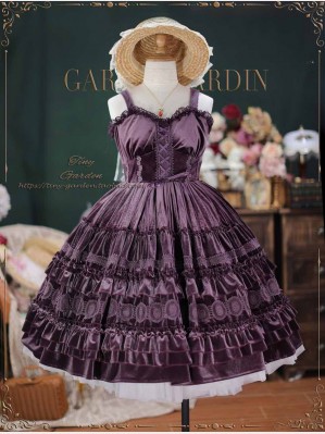 Velvet Dreaming Classic Lolita Dress (Short Version) by Tiny Garden (TG102)